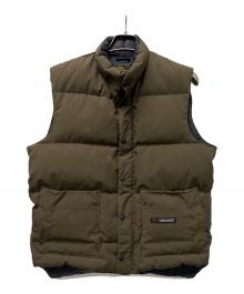 CANADA GOOSE（カナダグース）の古着「ダウンベスト」｜オリーブ
