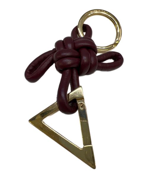 BOTTEGA VENETA（ボッテガベネタ）BOTTEGA VENETA (ボッテガベネタ) トライアングルキーリング ブラウンの古着・服飾アイテム