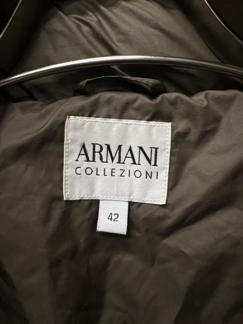 ARMANI COLLEZIONI（アルマーニ コレツィオーニ）ARMANI COLLEZIONI (アルマーニ コレツィオーニ) ダウンコート ブラウン サイズ:４２の古着・服飾アイテム