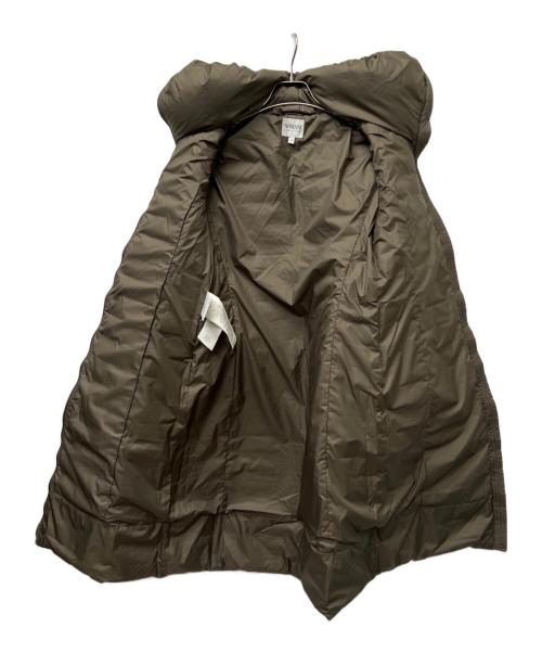 ARMANI COLLEZIONI（アルマーニ コレツィオーニ）ARMANI COLLEZIONI (アルマーニ コレツィオーニ) ダウンコート ブラウン サイズ:４２の古着・服飾アイテム