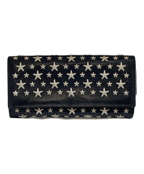 JIMMY CHOO（ジミーチュウ）JIMMY CHOO (ジミーチュウ) ショルダーウォレット ブラックの古着・服飾アイテム