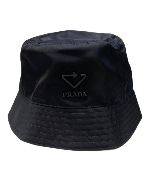 PRADA（プラダ）PRADA (プラダ) バケットハット ブラック サイズ:Sの古着・服飾アイテム