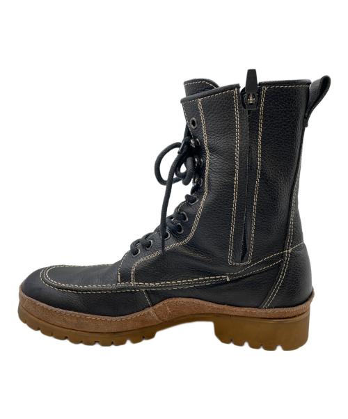 KUSHITANI（クシタニ）KUSHITANI (クシタニ) モカシンブーツ ブラック サイズ:25の古着・服飾アイテム