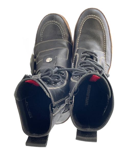 KUSHITANI（クシタニ）KUSHITANI (クシタニ) モカシンブーツ ブラック サイズ:25の古着・服飾アイテム