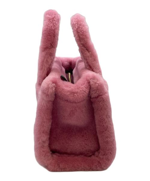 COACH（コーチ）COACH (コーチ) カーゴ トート バッグ 20・シアリング ピンクの古着・服飾アイテム