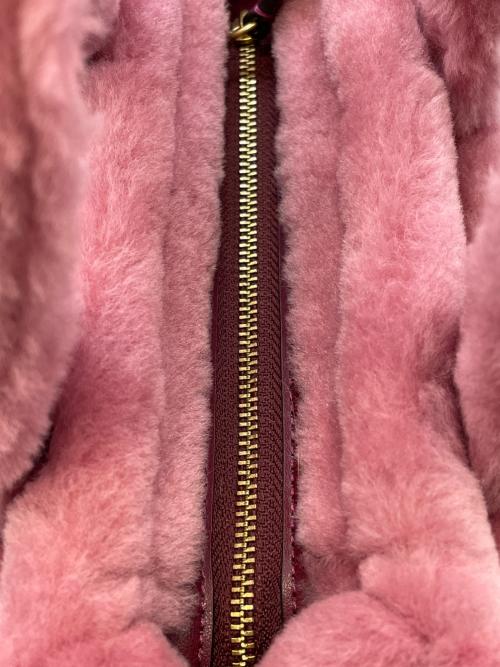 COACH（コーチ）COACH (コーチ) カーゴ トート バッグ 20・シアリング ピンクの古着・服飾アイテム