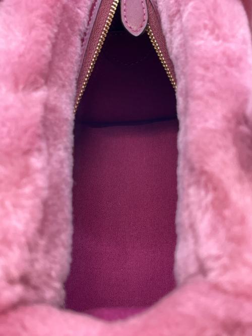 COACH（コーチ）COACH (コーチ) カーゴ トート バッグ 20・シアリング ピンクの古着・服飾アイテム