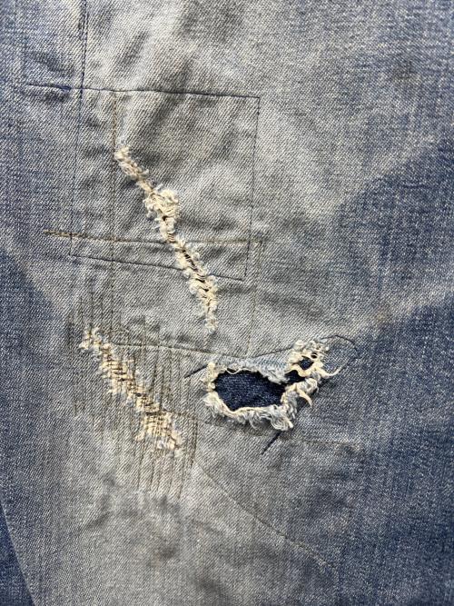 Hysteric Glamour（ヒステリックグラマー）Hysteric Glamour (ヒステリックグラマー) DUR加工 ワイドデニムパンツ ブルー サイズ:Ｓの古着・服飾アイテム