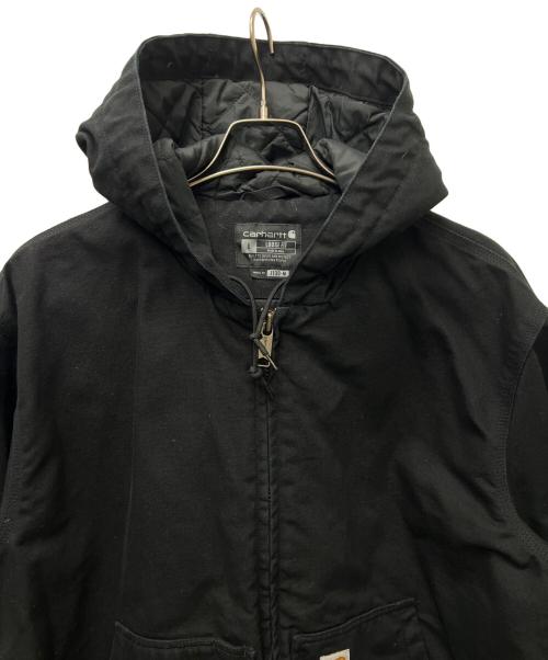CarHartt（カーハート）CarHartt (カーハート) Loose Fit Washed Duck Insulated Active Jacket ブラック サイズ:Ｌの古着・服飾アイテム