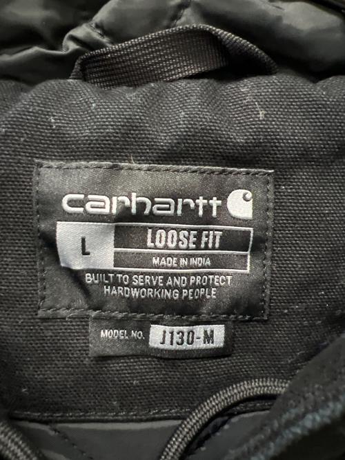 CarHartt（カーハート）CarHartt (カーハート) Loose Fit Washed Duck Insulated Active Jacket ブラック サイズ:Ｌの古着・服飾アイテム