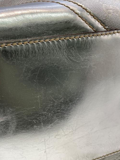 GUCCI（グッチ）GUCCI (グッチ) GGキャンバス インターロッキング ニューブリット トートバッグ シルバー サイズ:下記参照の古着・服飾アイテム