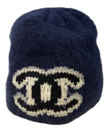 CHANEL（シャネル）の古着「ニット帽」｜ネイビー