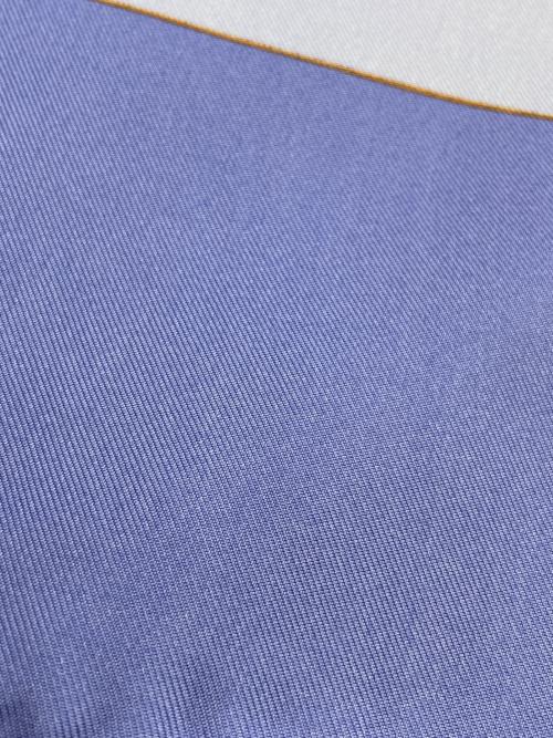 HERMES（エルメス）HERMES (エルメス) シルクスカーフ パープル×オレンジの古着・服飾アイテム