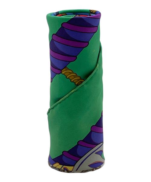 HERMES（エルメス）HERMES (エルメス) スカーフ グリーンの古着・服飾アイテム