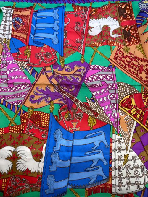 HERMES（エルメス）HERMES (エルメス) スカーフ グリーンの古着・服飾アイテム