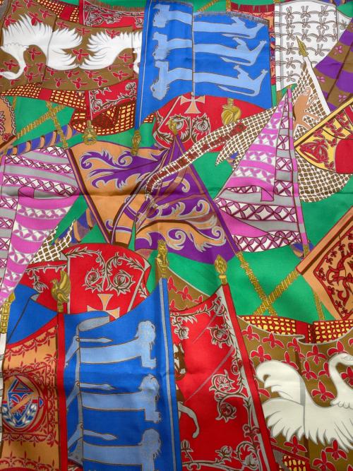 HERMES（エルメス）HERMES (エルメス) スカーフ グリーンの古着・服飾アイテム