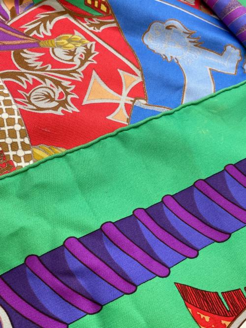 HERMES（エルメス）HERMES (エルメス) スカーフ グリーンの古着・服飾アイテム