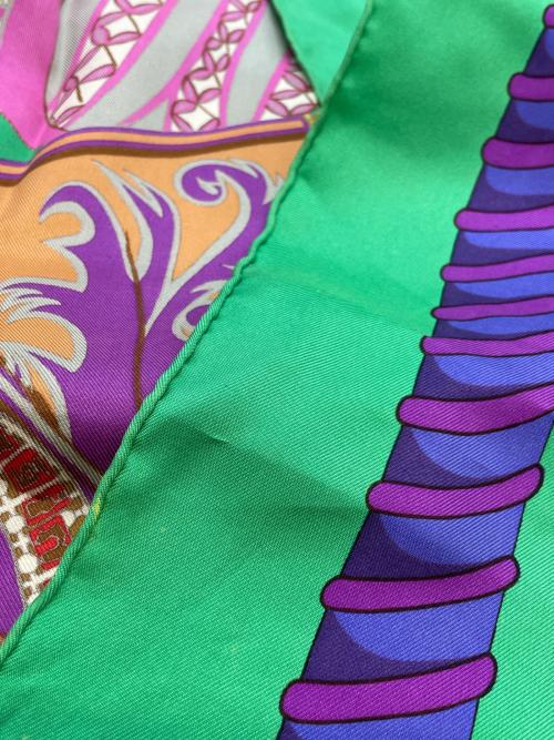 HERMES（エルメス）HERMES (エルメス) スカーフ グリーンの古着・服飾アイテム