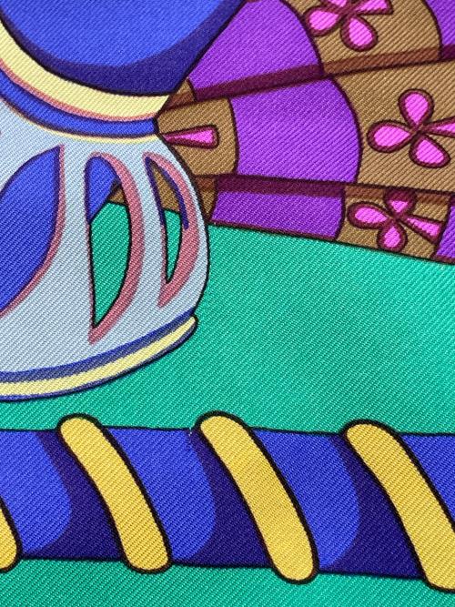 HERMES（エルメス）HERMES (エルメス) スカーフ グリーンの古着・服飾アイテム