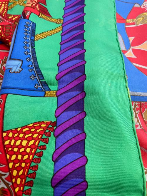 HERMES（エルメス）HERMES (エルメス) スカーフ グリーンの古着・服飾アイテム