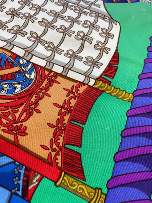 HERMES（エルメス）HERMES (エルメス) スカーフ グリーンの古着・服飾アイテム