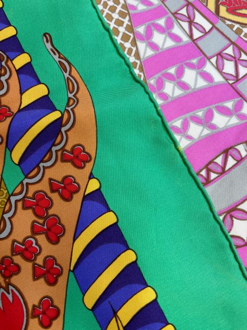 HERMES（エルメス）HERMES (エルメス) スカーフ グリーンの古着・服飾アイテム