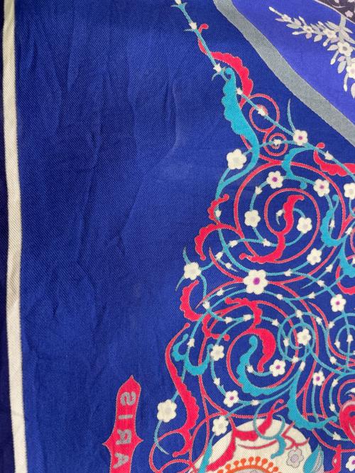 HERMES（エルメス）HERMES (エルメス) スカーフ ネイビーの古着・服飾アイテム