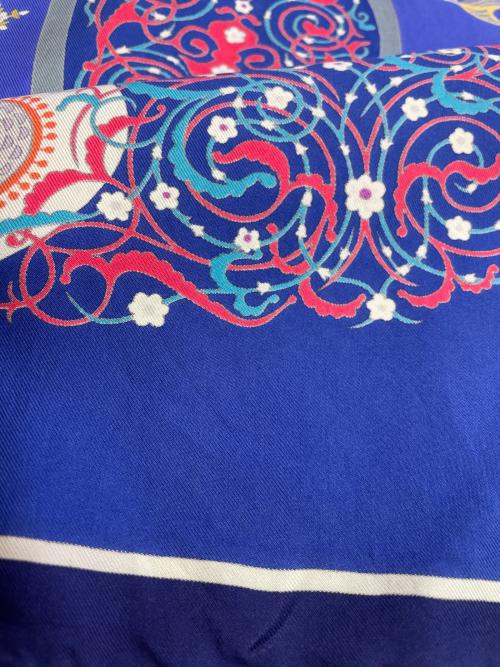 HERMES（エルメス）HERMES (エルメス) スカーフ ネイビーの古着・服飾アイテム