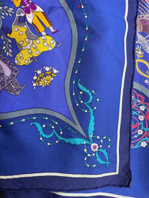 HERMES（エルメス）HERMES (エルメス) スカーフ ネイビーの古着・服飾アイテム