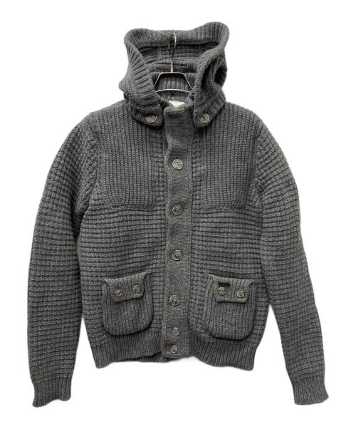 Bark（バーク）Bark (バーク) 厚手カーディガン グレー サイズ:Ｓの古着・服飾アイテム