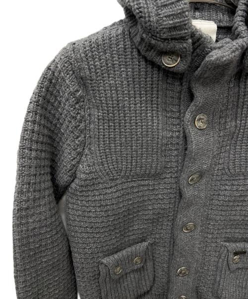 Bark（バーク）Bark (バーク) 厚手カーディガン グレー サイズ:Ｓの古着・服飾アイテム