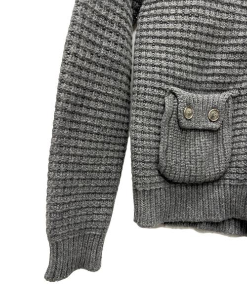 Bark（バーク）Bark (バーク) 厚手カーディガン グレー サイズ:Ｓの古着・服飾アイテム