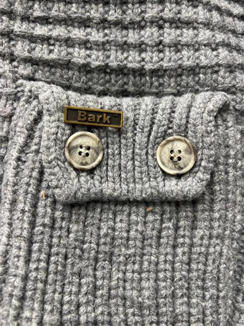 Bark（バーク）Bark (バーク) 厚手カーディガン グレー サイズ:Ｓの古着・服飾アイテム
