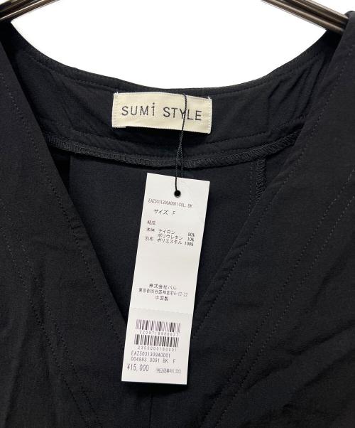 SUMI STYLE（スミ スタイル）SUMI STYLE (スミ スタイル) 半袖ワンピース ブラック サイズ:FREEの古着・服飾アイテム