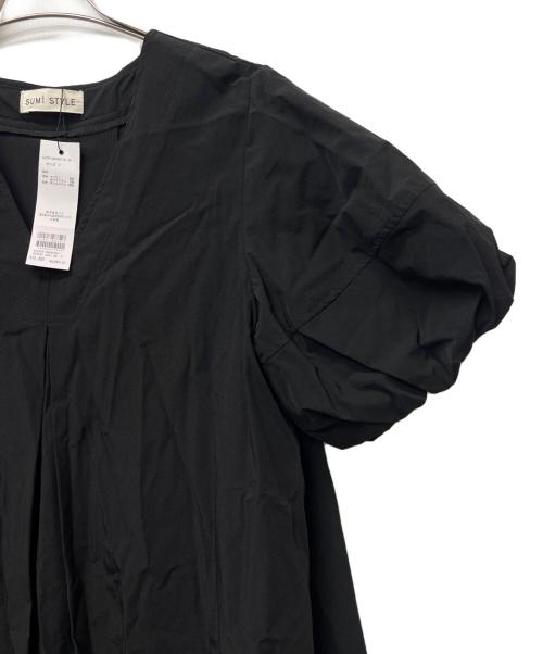 SUMI STYLE（スミ スタイル）SUMI STYLE (スミ スタイル) 半袖ワンピース ブラック サイズ:FREEの古着・服飾アイテム