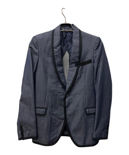 MIHARA YASUHIRO（ミハラヤスヒロ）MIHARA YASUHIRO (ミハラヤスヒロ) パイピングセットアップスーツ ネイビー サイズ:４４の古着・服飾アイテム