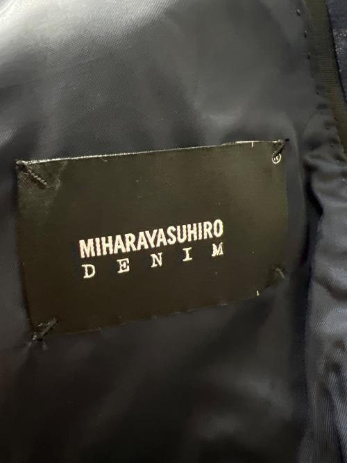 MIHARA YASUHIRO（ミハラヤスヒロ）MIHARA YASUHIRO (ミハラヤスヒロ) パイピングセットアップスーツ ネイビー サイズ:４４の古着・服飾アイテム