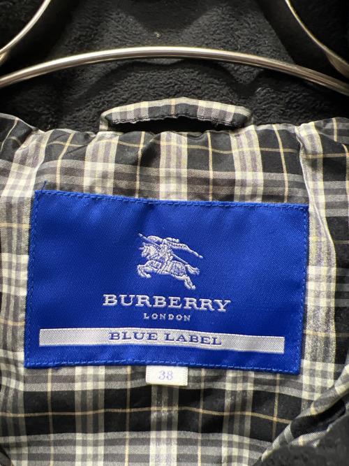 BURBERRY BLUE LABEL（バーバリー ブルー レーベル）BURBERRY BLUE LABEL (バーバリーロンドンブルーレーベル) ダウンコート ブラック サイズ:Mの古着・服飾アイテム