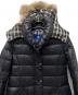 BURBERRY BLUE LABEL (バーバリーロンドンブルーレーベル) ダウンコート ブラック サイズ:M：18000円