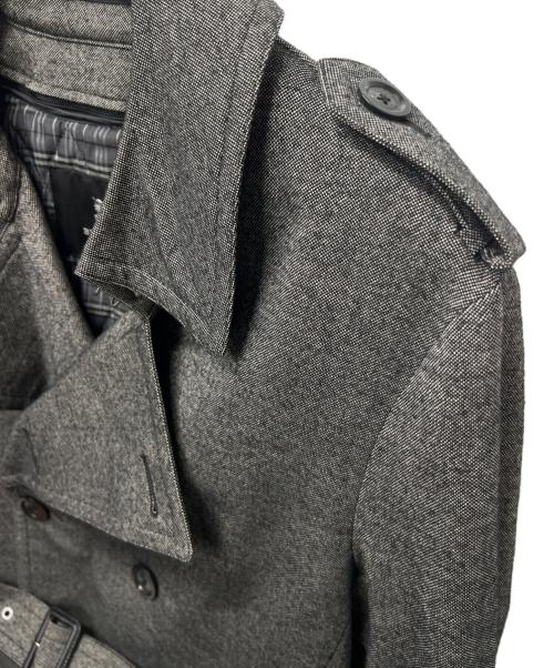 BURBERRY BLACK LABEL（バーバリーブラックレーベル）BURBERRY BLACK LABEL (バーバリーブラックレーベル) トレンチコート グレー サイズ:Ｌの古着・服飾アイテム