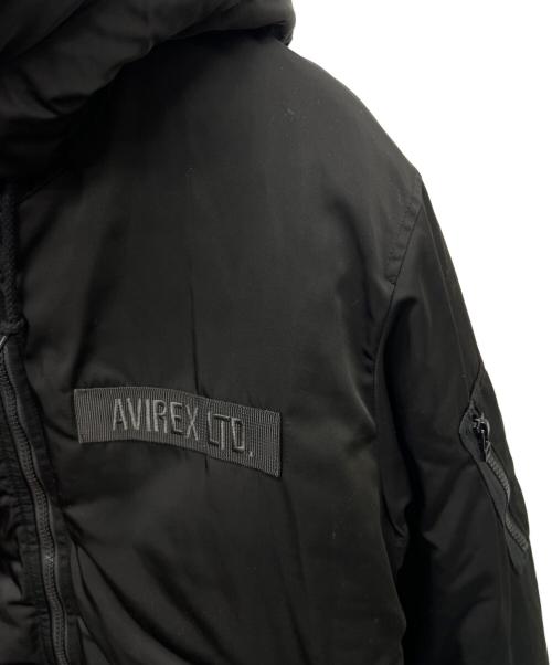AVIREX（アヴィレックス）AVIREX (アヴィレックス) 中綿ジャケット ブラック サイズ:2XLの古着・服飾アイテム
