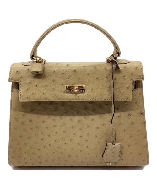 rosso e verde（ロッソ ヴェルデ）rosso e verde (ロッソ ヴェルデ) ハンドバッグ ブラウンの古着・服飾アイテム