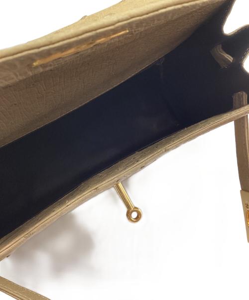 rosso e verde（ロッソ ヴェルデ）rosso e verde (ロッソ ヴェルデ) ハンドバッグ ブラウンの古着・服飾アイテム