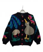 BONZOボンゾ）の古着「厚手カーディガン」｜ブラック