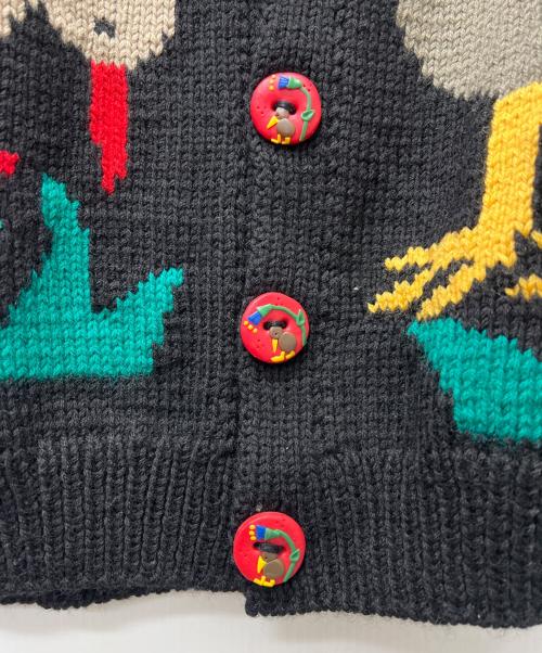 BONZO（ボンゾ）BONZO (ボンゾ) 厚手カーディガン ブラック サイズ:不明の古着・服飾アイテム