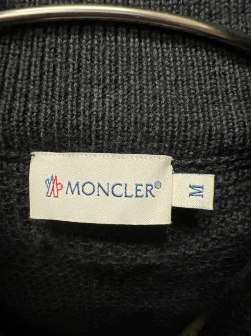 MONCLER（モンクレール）MONCLER (モンクレール) ニットダウンジャケット ブラック×グレー サイズ:Mの古着・服飾アイテム