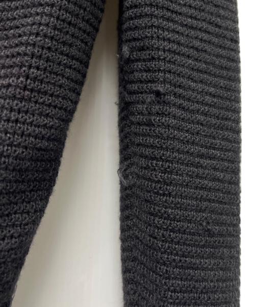 MONCLER（モンクレール）MONCLER (モンクレール) ニットダウンジャケット ブラック×グレー サイズ:Mの古着・服飾アイテム