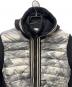 MONCLER (モンクレール) ニットダウンジャケット ブラック×グレー サイズ:M：35000円