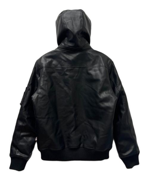 VALLEY APPAREL（バレー アパレル）VALLEY APPAREL (バレー アパレル) フェイクレザージャケット ブラック サイズ:Ｌの古着・服飾アイテム