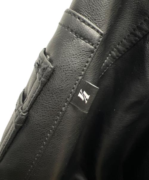 VALLEY APPAREL（バレー アパレル）VALLEY APPAREL (バレー アパレル) フェイクレザージャケット ブラック サイズ:Ｌの古着・服飾アイテム